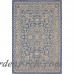 Charlton Home Apple Crest Blue Outdoor Area Rug CHLH8676